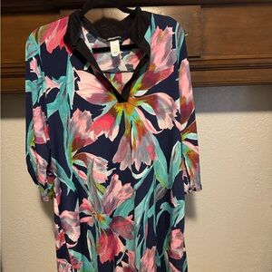 Floral V-Neck Dress